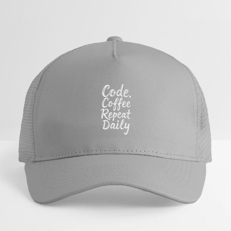 Code Sleep Debug Repeat Programmer Shirt Kids’ Trucker Cap