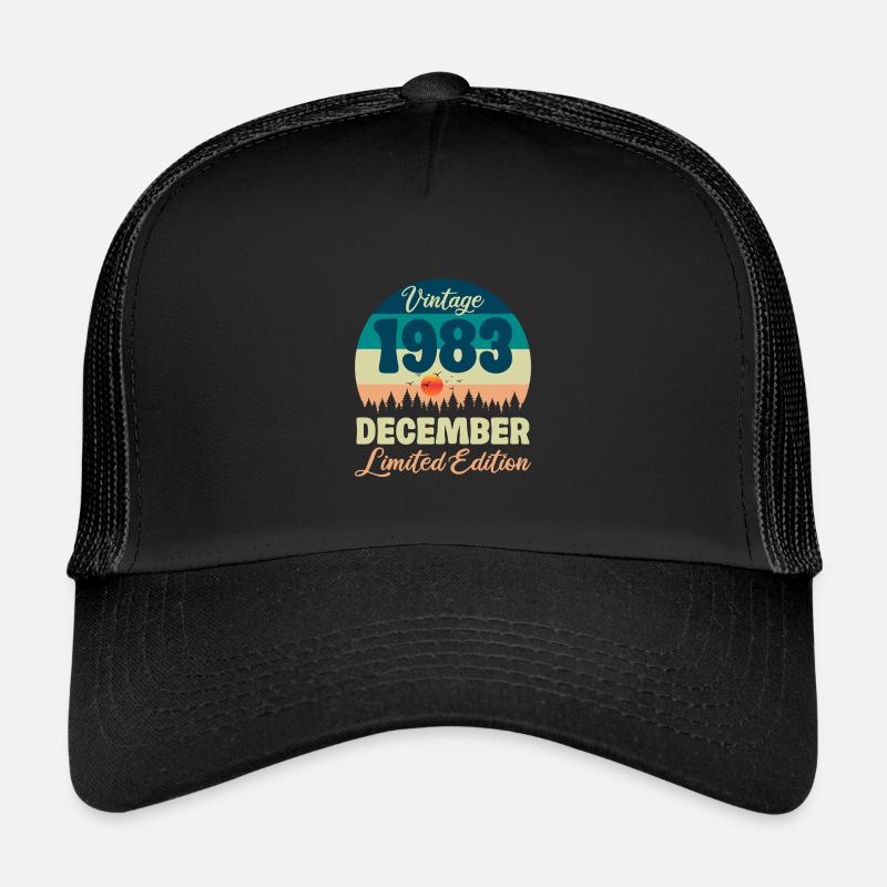 Geburtstag Dezember 1983 Geburtstagsgeschenk Kinder Trucker-Cap
