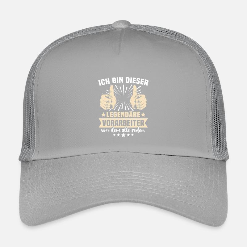 Vorarbeiter Sprüche Kinder Trucker-Cap