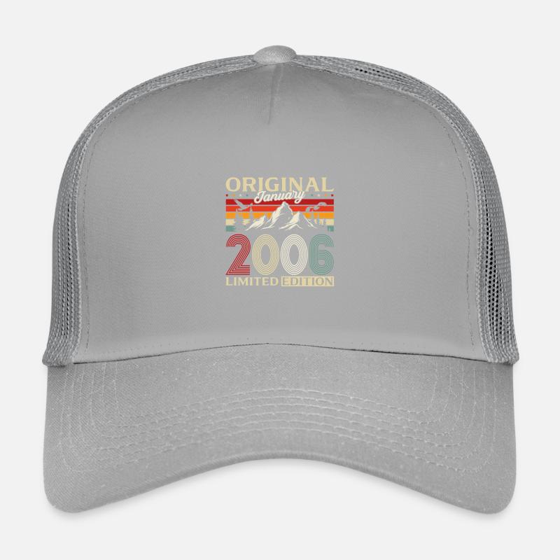 20e anniversaire Original janvier Volume 2006 Casquette trucker enfant