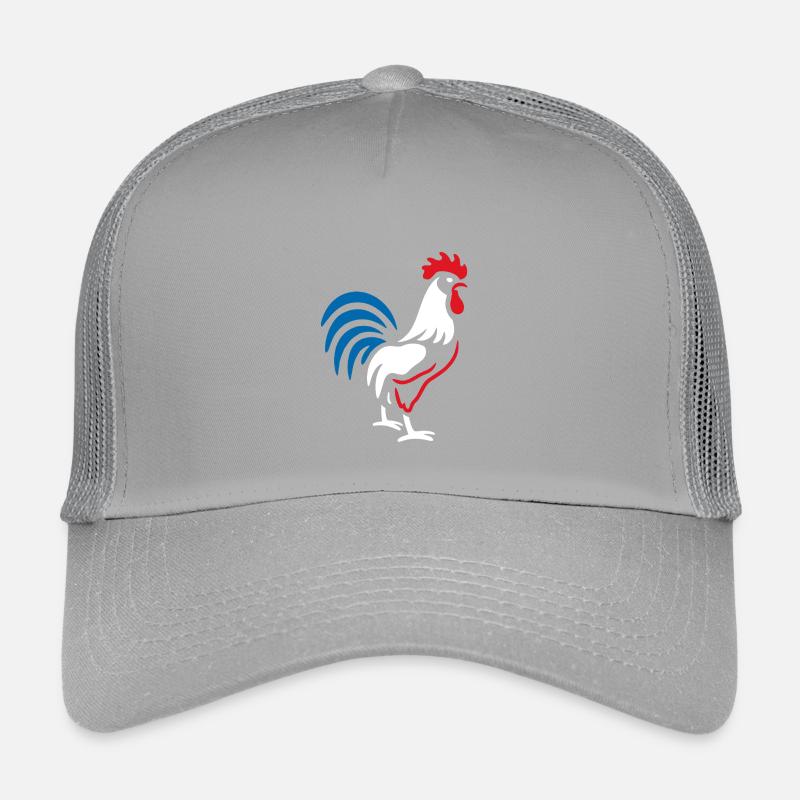 Coq vibrant bleu rouge Casquette trucker enfant