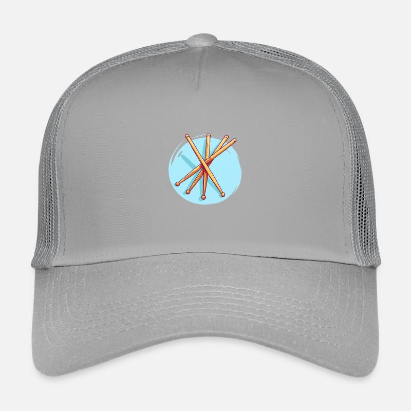 Dessin de baguettes de batterie Casquette trucker enfant