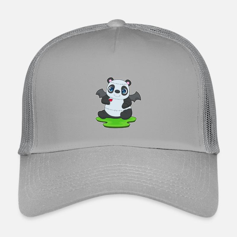 Panda Halloween Vampire Kids’ Trucker Cap