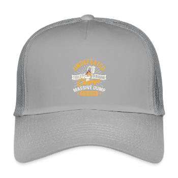 Toilet Clogging Champ Dump Division - Kids’ Trucker Cap - light grey - Front