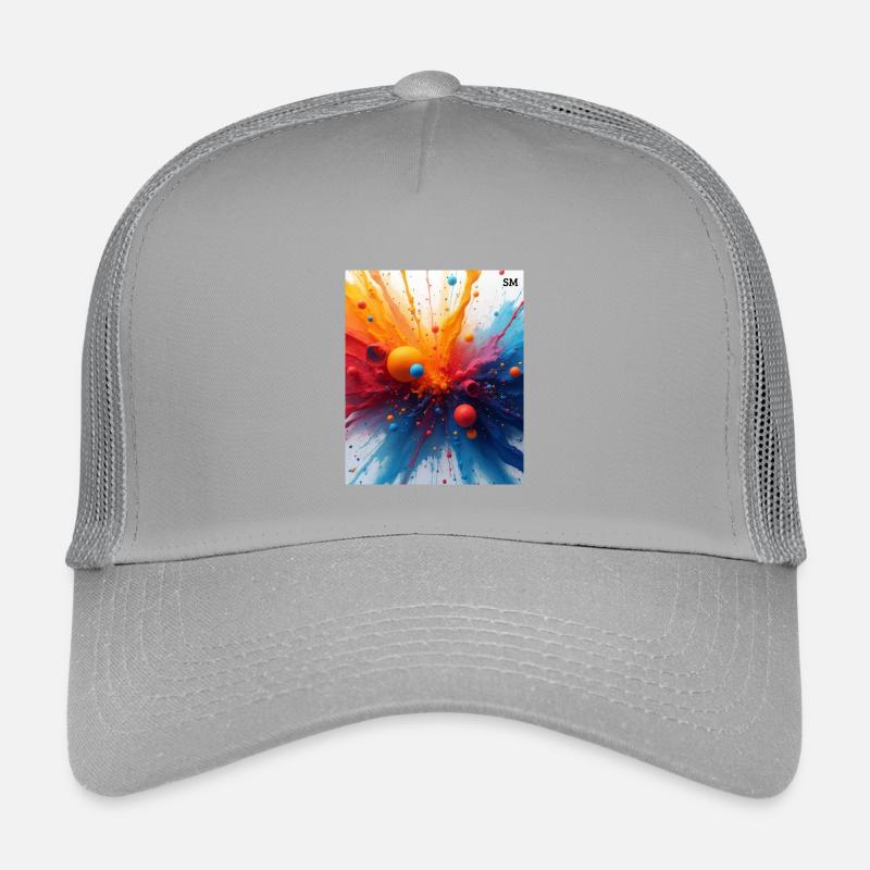 Abstrakte Farbexplosion Kinder Trucker-Cap
