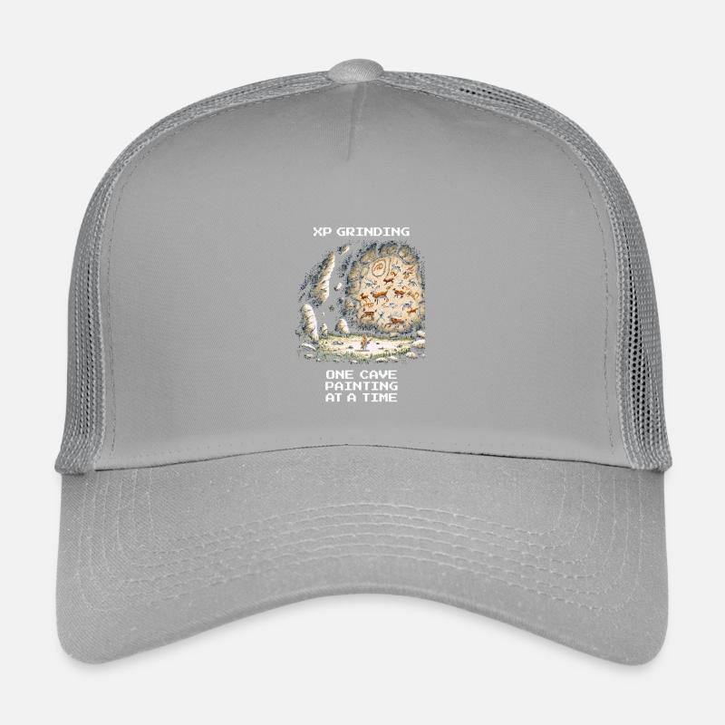 Grinding XP: Cave Painting | Prehistory Kids’ Trucker Cap