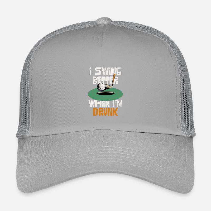 Ich schwinge besser, wenn ich trinke Kinder Trucker-Cap