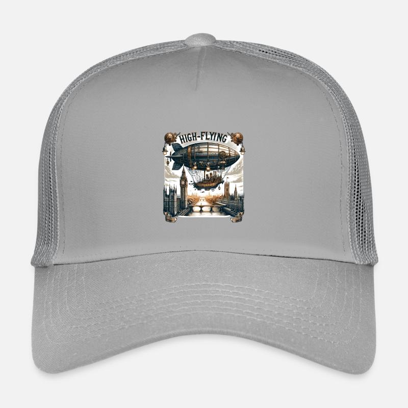 Dirigeable volant au-dessus de Londres Casquette trucker enfant