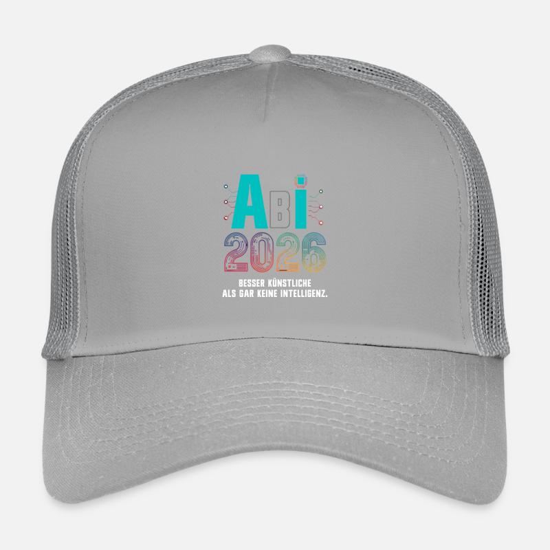 Abitur 2026 - KI AI Spruch Abi 2026 - Devise de l’Abitur Casquette trucker enfant
