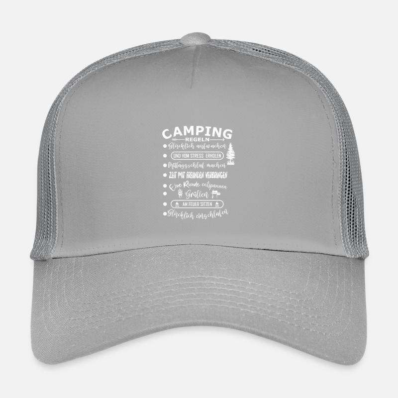 Real Camping Rules Outdoor Adventure Kids’ Trucker Cap