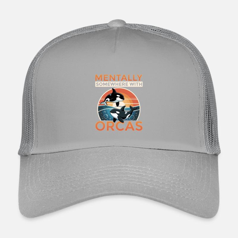 Funny Orca Kids’ Trucker Cap