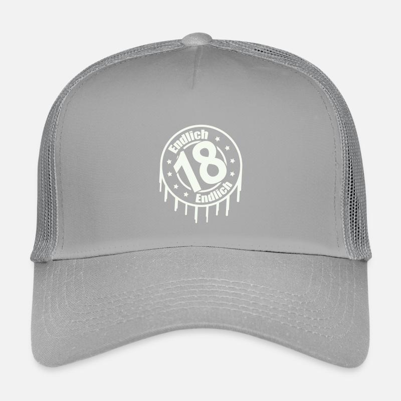 Endlich 18 Kinder Trucker-Cap