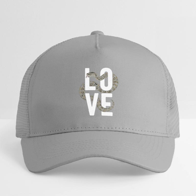 King Python Snakes LOVE Terrarium Python Kids’ Trucker Cap