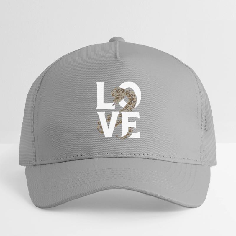 King Python Snakes LOVE Terrarium Python Kids’ Trucker Cap