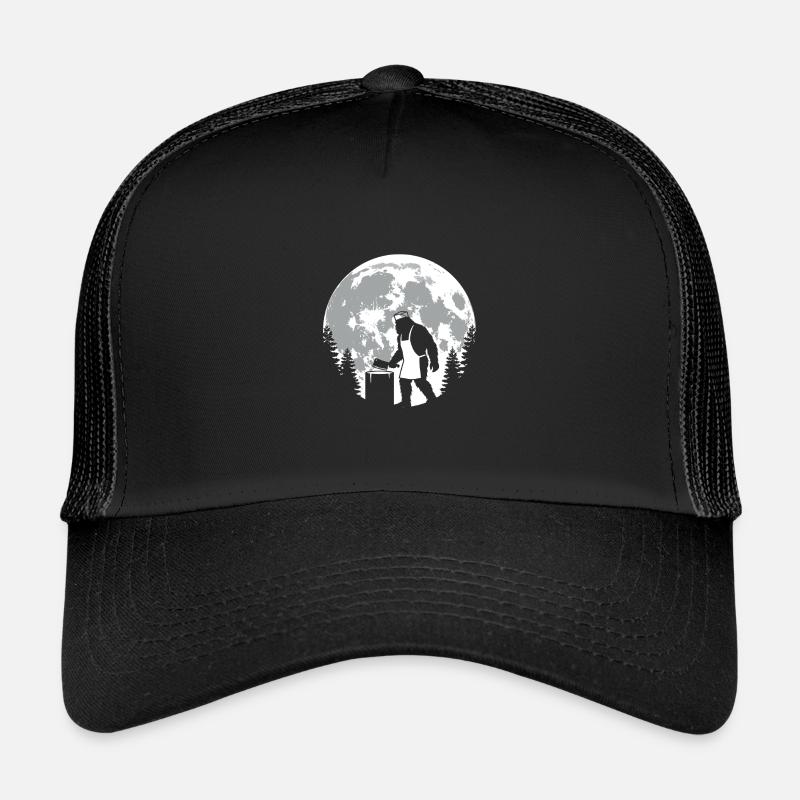 Bigfoot Metzger - Kinder Trucker-Cap - Schwarz/Schwarz