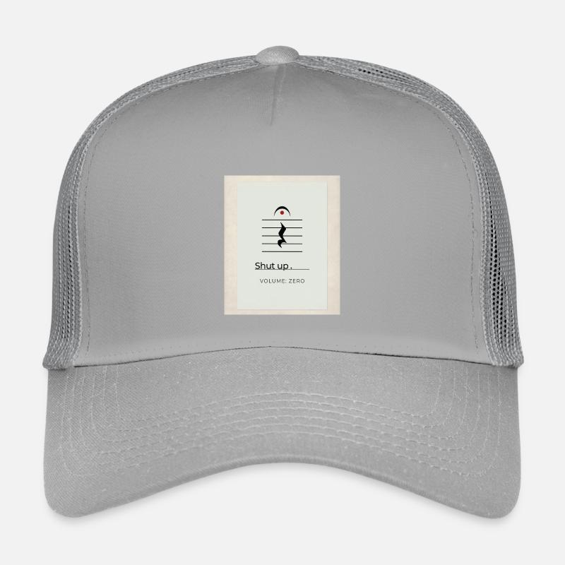 Shut up – Volume Zero Minimal Design Kinder Trucker-Cap