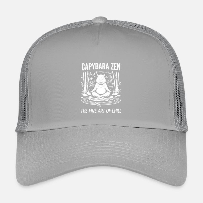 Tranquillité zen de Capybara Casquette trucker enfant