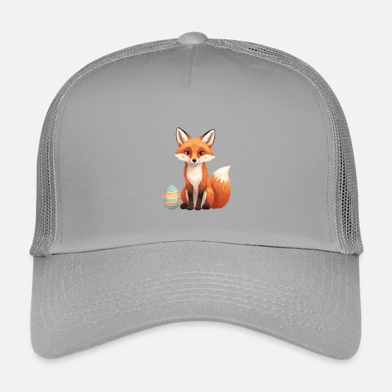 Easter fox with soft style Kids’ Trucker Cap