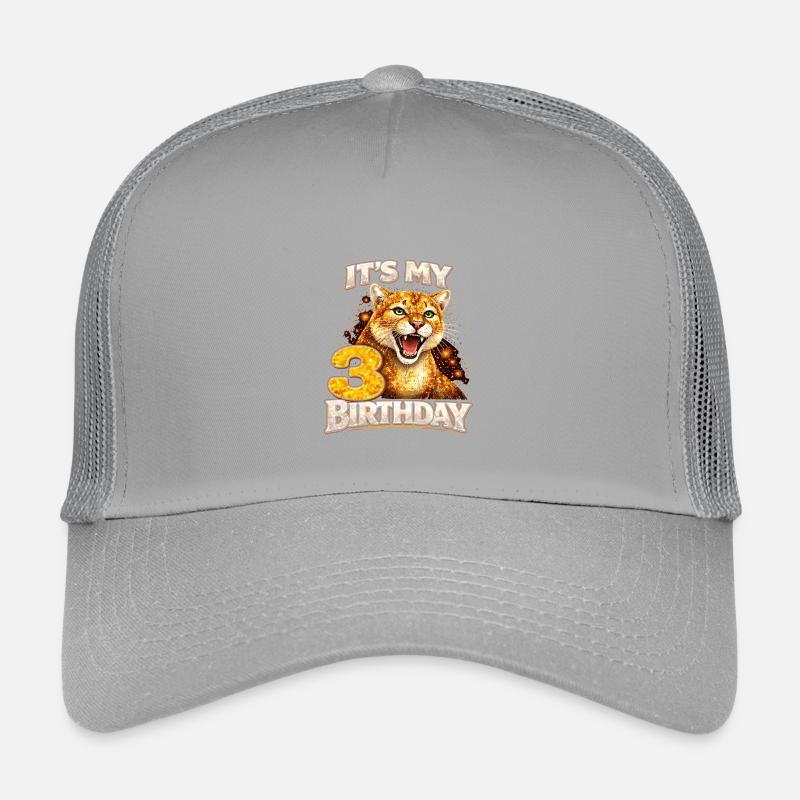 C’est mon 3e anniversaire Wilder Raubkatze Geburtstag Casquette trucker enfant