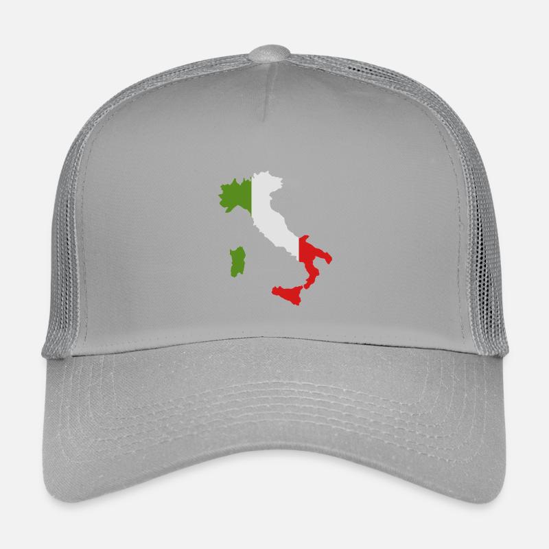 Carte de l’Italie avec drapeau Casquette trucker enfant