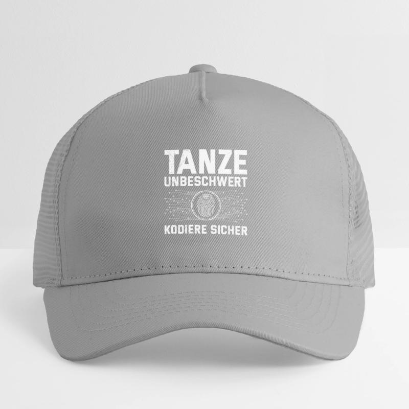 Science Coder DANCE CAREFREE, CODE SAFELY Kids’ Trucker Cap