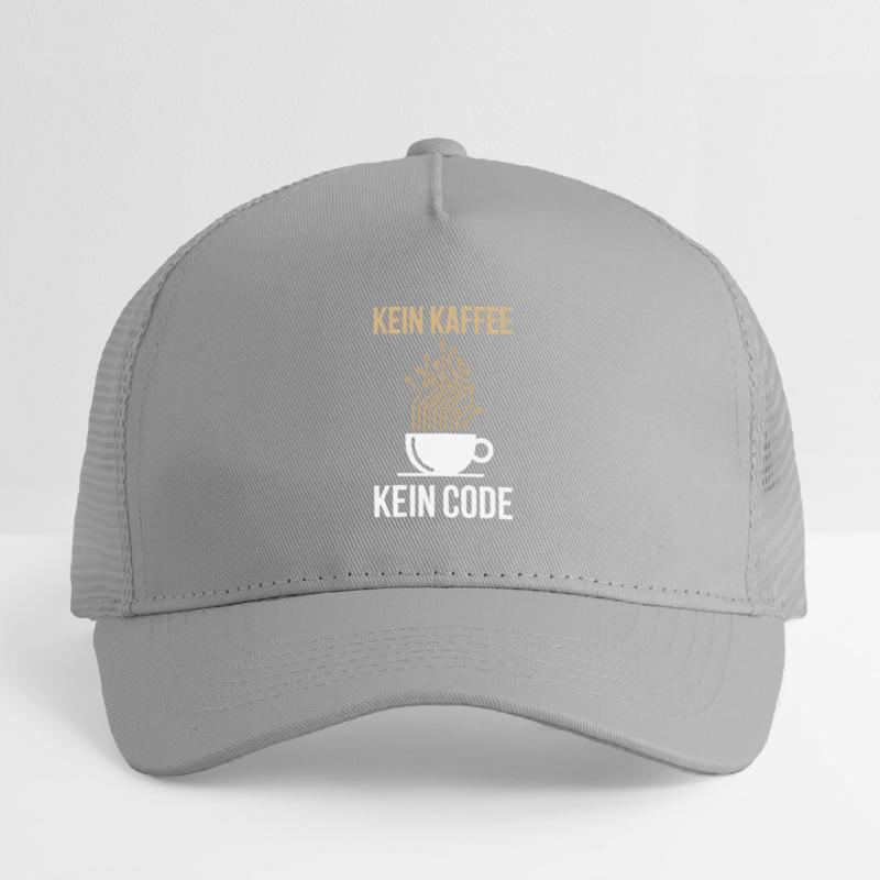 No Coffee No Code Programmer Computer Scientist Kids’ Trucker Cap