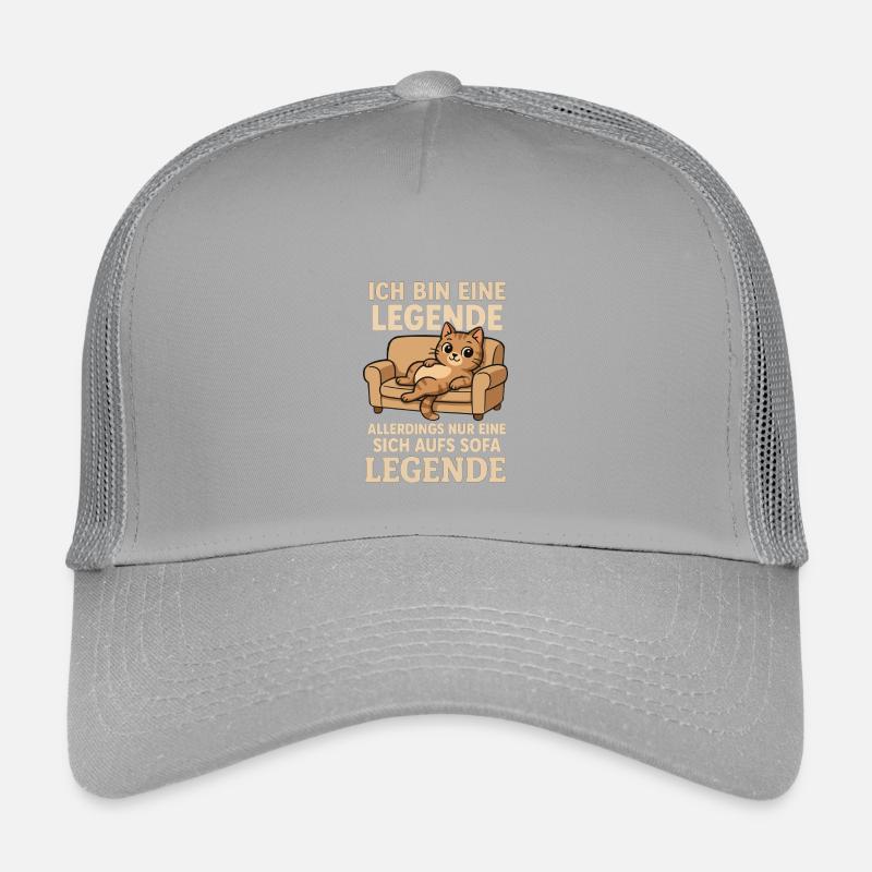 Légende du canapé drôle de chat Casquette trucker enfant