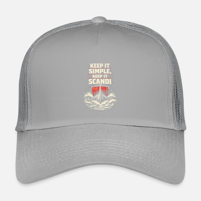 Scandinavian Viking Keep It Scandi Kids’ Trucker Cap