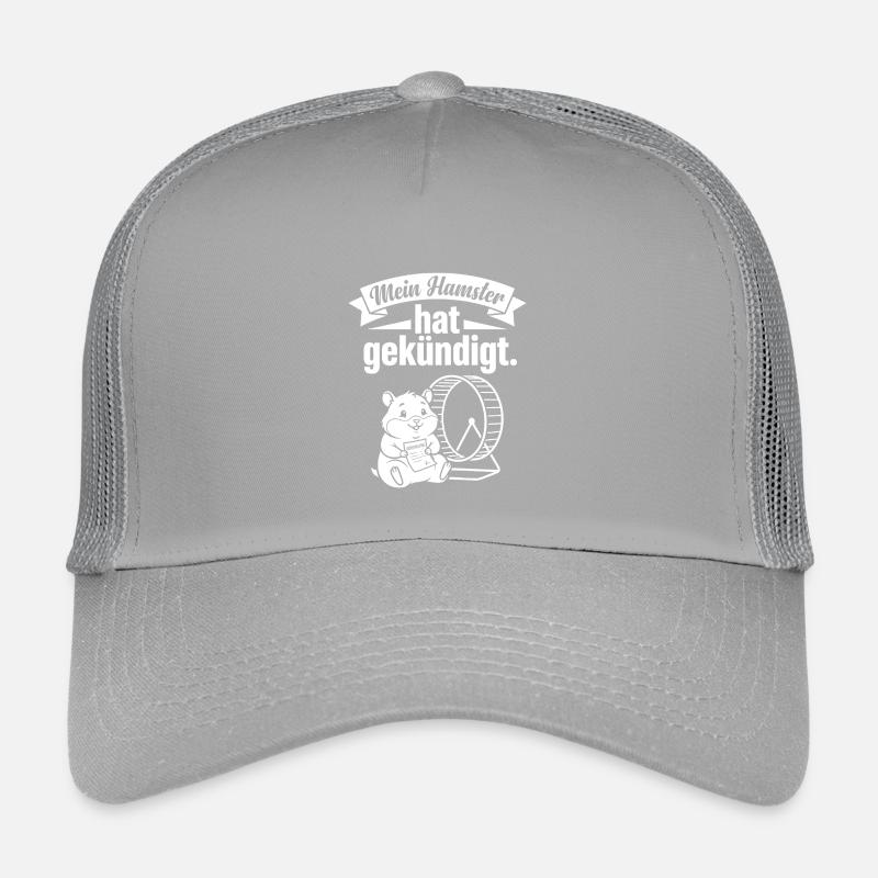 My hamster quit hamster wheel humor Kids’ Trucker Cap