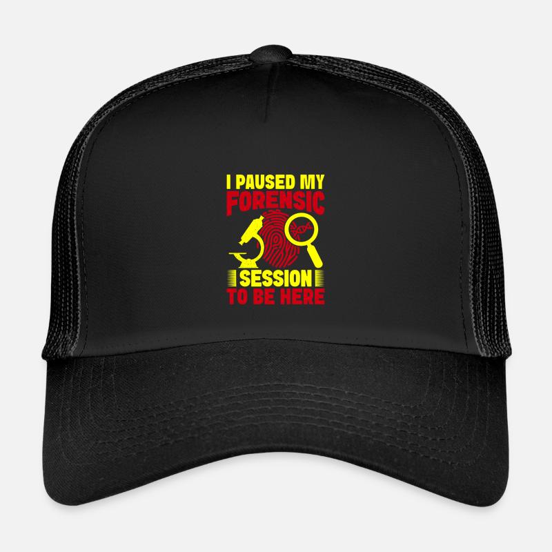 Étudiant en sciences médico-légales a mis en pause mon intervention médico-légale Casquette trucker enfant