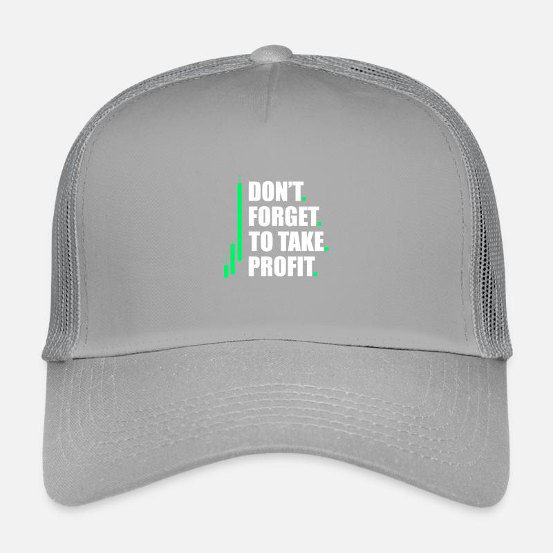 Profitez Marché boursier Trader en bourse Casquette trucker enfant