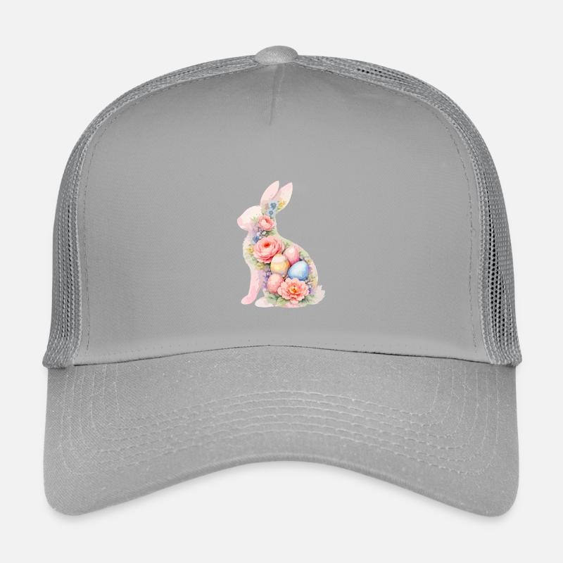 Aquarelle de Pâques du Lapin Casquette trucker enfant