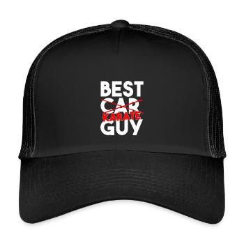 Karate Heartbeat Pulse Martial Arts Silhouette - Kids’ Trucker Cap - black/black - Front