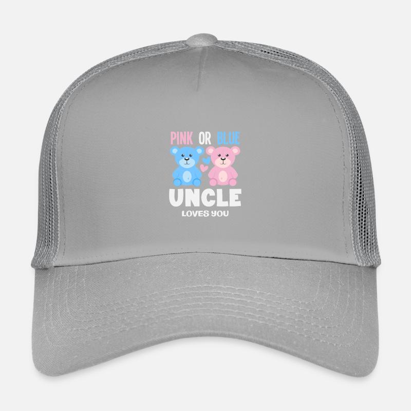 Pink Oder Blau Onkel Liebt Dich Kinder Trucker-Cap