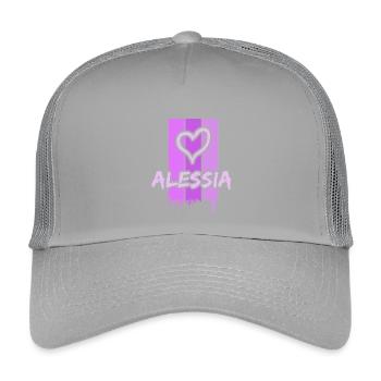 Gift idea Alessia - Kids’ Trucker Cap - light grey - Front
