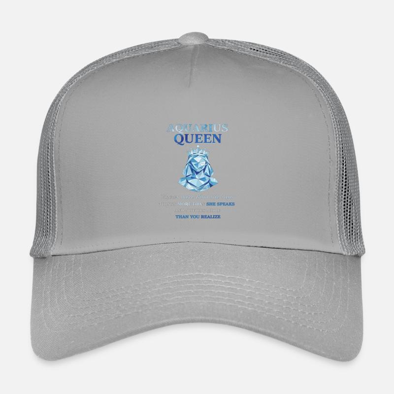 Aquarius Queen Sternzeichen Wassermann Kinder Trucker-Cap