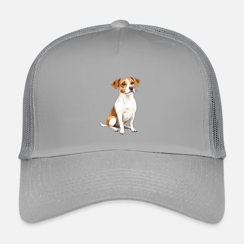 Jack Russel Terrier Design Illustration Casquette trucker enfant