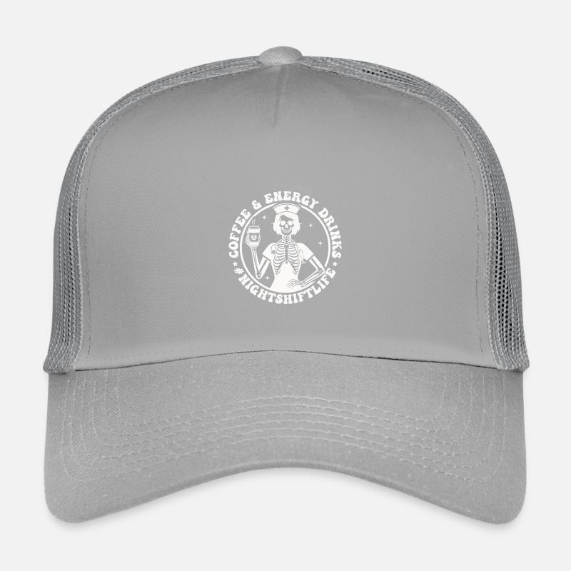 Squelette de café de nuit Casquette trucker enfant