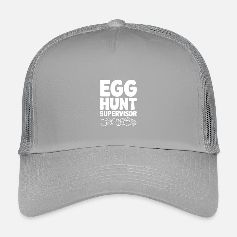 egg_hunt_supervisor_white Kinder Trucker-Cap