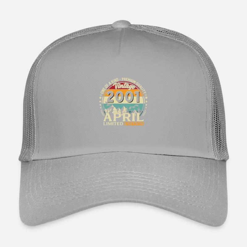 25. Geburtstag Geschenk Mann Original April 2001 Kinder Trucker-Cap