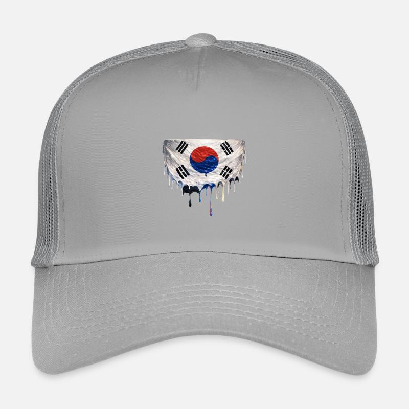 Dripping Korean flag Kids’ Trucker Cap