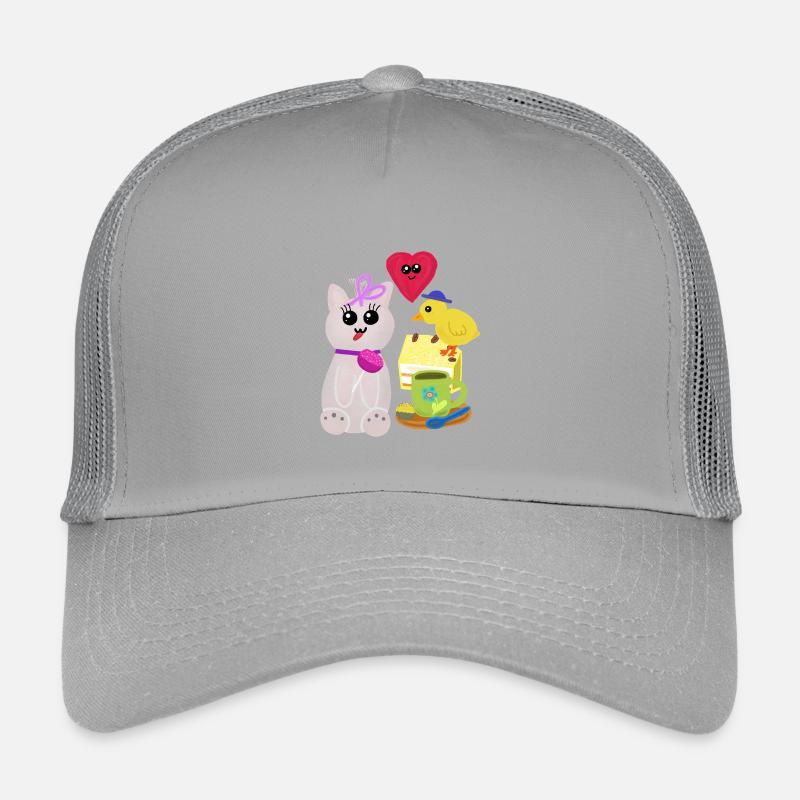 Cat Cake Chick Kids Cat Cake Kids’ Trucker Cap
