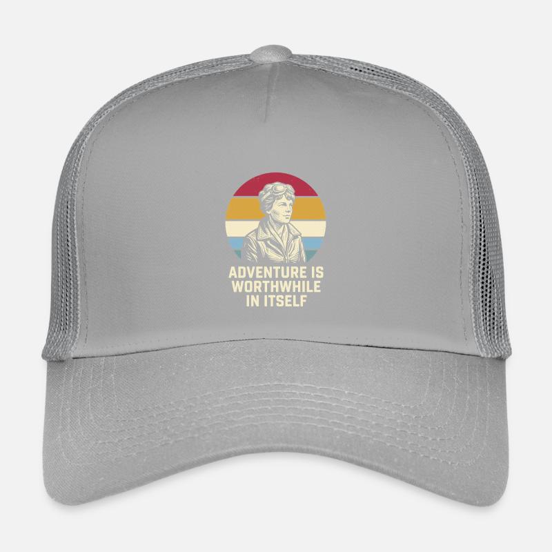 Amelia Earhart The adventure is worthwhile Kids’ Trucker Cap