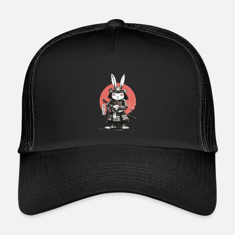 Samurai Rabbit in Armor with Katana Kids’ Trucker Cap