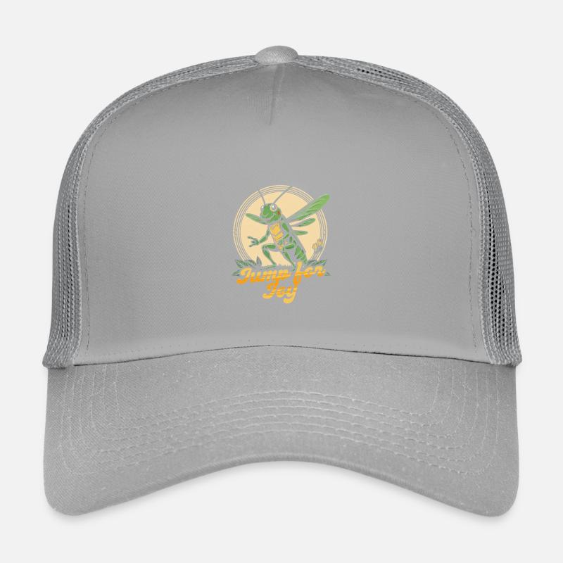 Grasshopper Field Locusts Jump For Joy Kids’ Trucker Cap