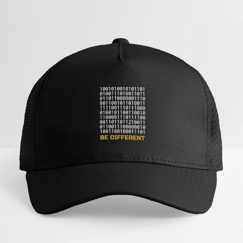 Be Different: Binary Pattern with Message Kids’ Trucker Cap