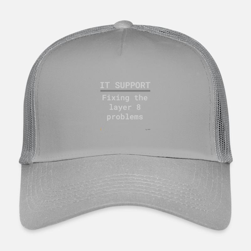 Support informatique : Résoudre les problèmes de couche 8 Casquette trucker enfant
