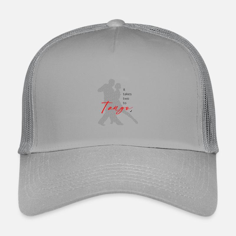 Tanzende Tango Paar Silhouette mit Inschrift Kinder Trucker-Cap