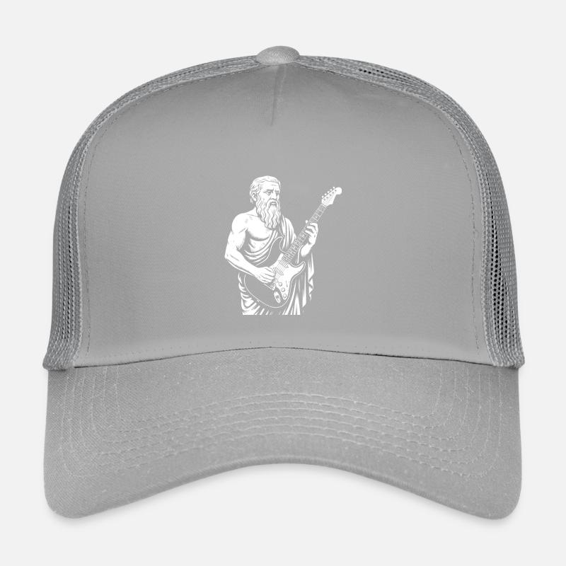 Le philosophe antique Platon joue de la guitare Casquette trucker enfant