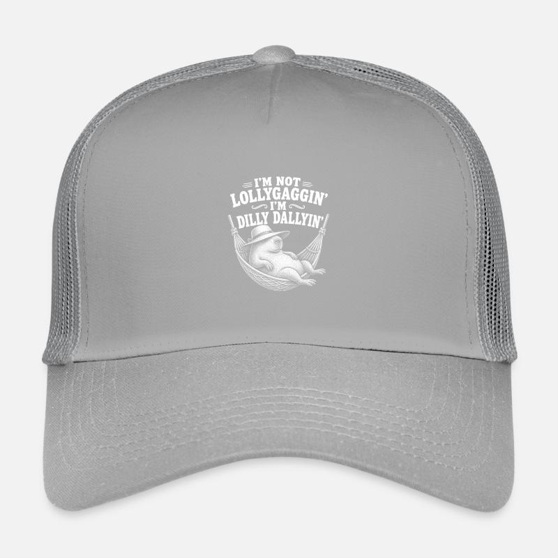 I don't dawdle, I dawdle, Capybara! Kids’ Trucker Cap